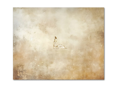 Jesus healing the bleeding woman Poster Print #2